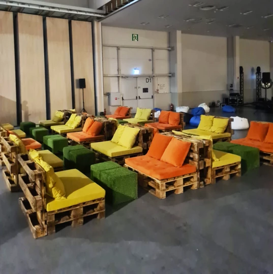 NATURAL SOFA ORANGE