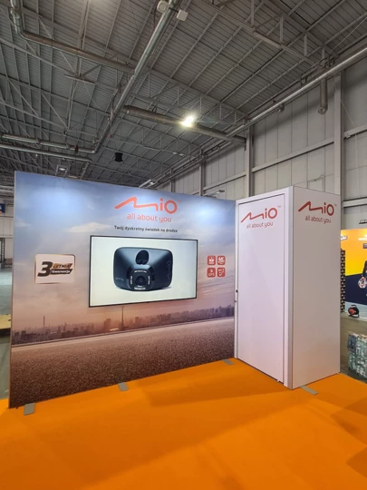 5 x 3 m großer Stand mit einem Ständer