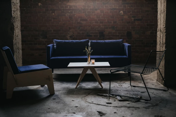 ZERO WASTE SOFA BLUE