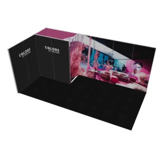 6 x 3m Stand mit Ständer