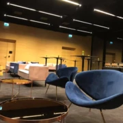 BLUE STAGE CHAIR