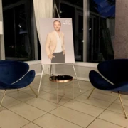 BLUE STAGE CHAIR