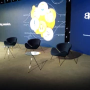 BLUE STAGE CHAIR