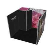 3 x 3 m großer Stand mit einem Ständer