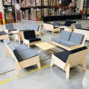 ZERO WASTE SOFA GREY