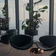 GREEN STAGE CHAIR
