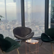 GREEN STAGE CHAIR