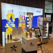 5 x 3 m großer Stand mit einem Ständer