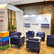 5 x 5m Stand mit Stand und Theke
