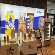 3 x 3 m großer Stand mit einem Ständer