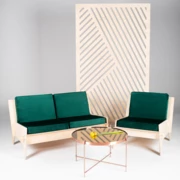 ZERO WASTE SOFA GREEN